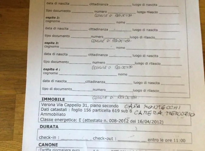 A Due Passi Da Giulietta-casa Montecchi Gasthuis 3*